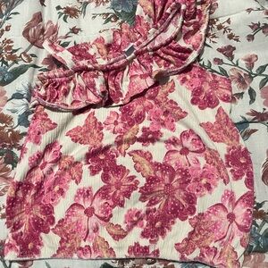 Old Navy Pink florals shirt